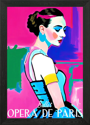 Opera De Paris Ballett Gerahmtes Wandbild Poster Leinwanddruck Bild
