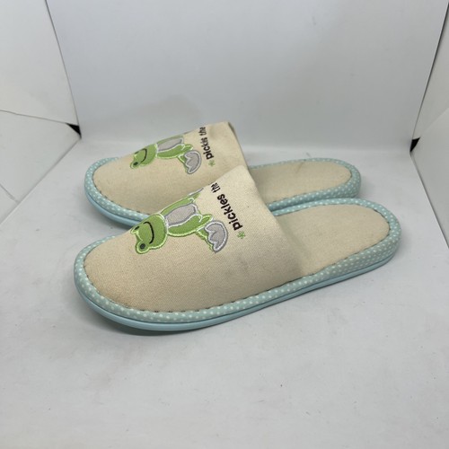 Womans Pickles The Frog Slippers NWOT - Picture 5 of 7