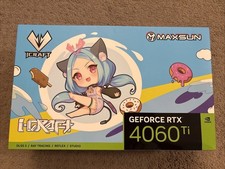 Maxsun GeForce RTX 4060 Ti iCraft 8G Used, Still In Good Condition!