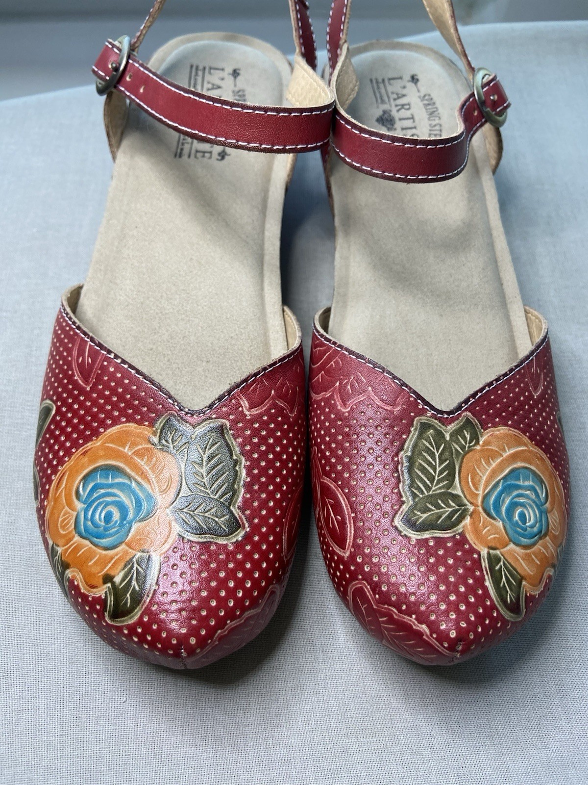 Spring Step L'Artiste Women's Lizzie Rose Mary Jane Artsy Shoes 40 US 9.5 New