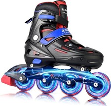 Patines en l nea para ni os y ni as con ruedas iluminadas