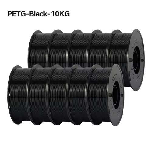 10KG 1.75mm PETG Filament High Quality Black