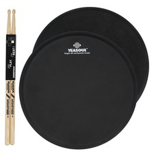 Practice Drum Pad, Drum Practice Pad, Silent Practice Pad for Drumming with D...