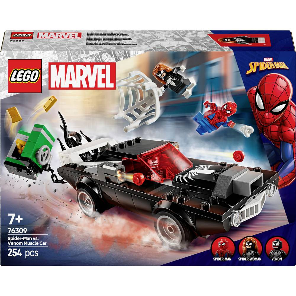 76309 Машинка LEGO MARVEL SUPER HEROES Человек-паук против Венома