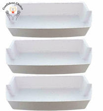 3 Refrigerator Door Shelf Bin Set 2187172 for Whirlpool Maytag Amana Roper Sears