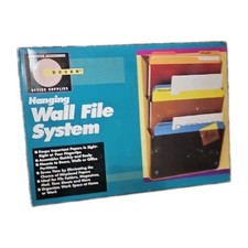 Hanging Wall 3 File Folder System 1 Unit w/ 3 Pockets 