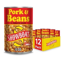 SHOWBOAT ⛴️ Pork & Beans 🫘 15 oz (Pack of 12)
