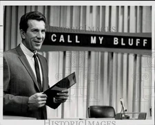 1965 Press Photo Bill Leyden, Host of "Call My Bluff" NBC Show - pip30208