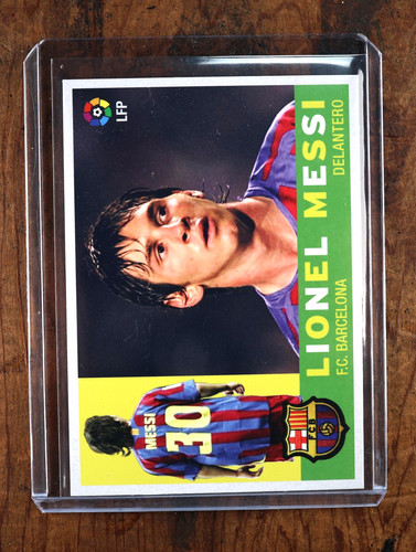 2004 Lionel Messi Futura Estrella 60's Retro Soccer Card Rookie RC
