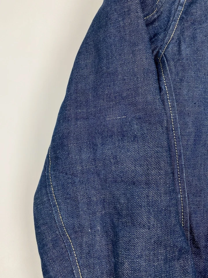 Chaqueta de Motociclista Y2K Vintage Levi’s Engineered Denim Café Racer Para Hombres L 2000s Foto 4 de 4