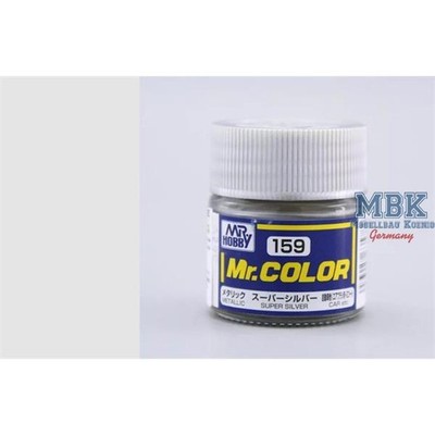 GUNZE GSC159 Super Silver/Super Silber (10ml) Seiden Matt