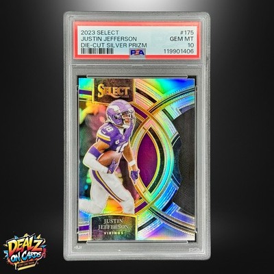 2023 Panini Select - Premier Level Justin Jefferson #175 Silver