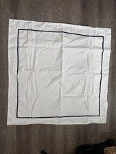 Ralph Lauren European Sham Pillowcase White Navy
