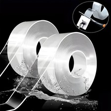 Reusable Strong Double Sided Tape Transparent Washable Mounting Tape