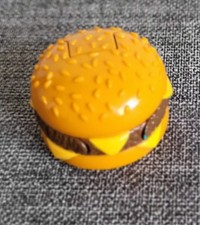 Vtg 1990 McDonalds Changeables Happy Meal Toy Blue Dinosaur Transformer Burger