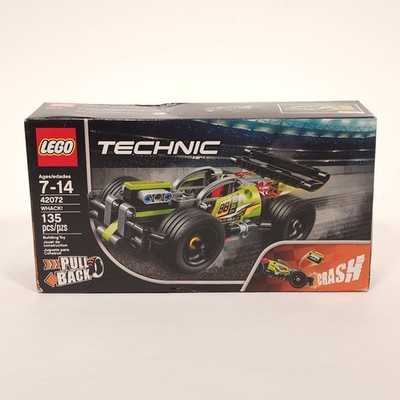 LEGO TECHNIC: WHACK! 42072 Buildable Pull Back Friction Car New in Dented Box