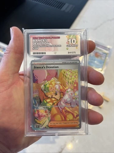 Pokemon TCG Bianca's Devotion 209/162 SIR - Temporal Forces - Ace 10 Graded