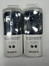 Sony MDR-EX15AP In-Ear Stereo Headphones Noise Isolation Comfortable Fit 2-Pack
