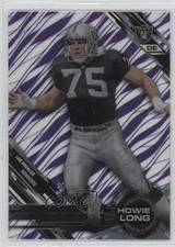 2015 High Tek Pattern 1 Grass/Waves Purple Rainbow Diffractor Howie Long #17 HOF