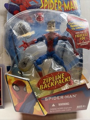 Hasbro The Spectacular Spider-Man Animated Series Zip line Back