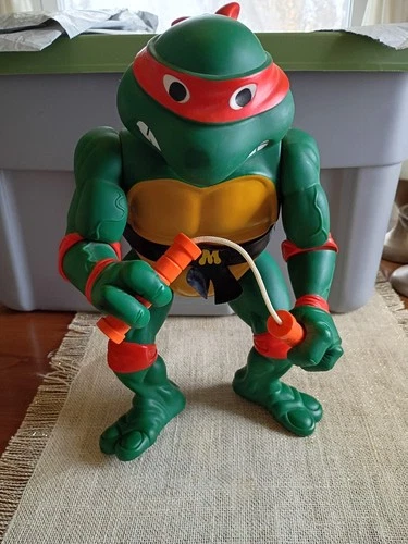 Giant Size Michelangelo TMNT Complete 1989 Action Figure Vintage Playmates