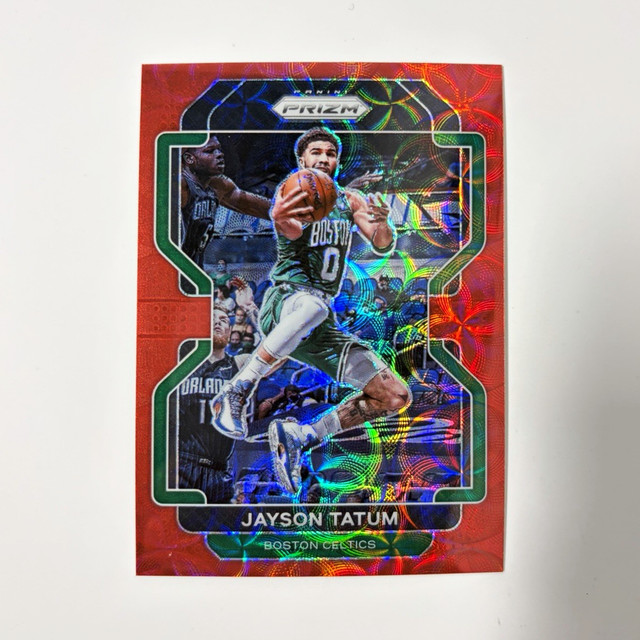 2021-22 Panini Prizm Jayson Tatum Boston Celtics #13 Choice Red Prizm  /88