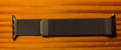 Original Apple Watch 42mm Milanese Loop Armband Graphite   neuwertig (nicht getr