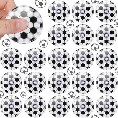 24 Pcs Mini Soccer Fidget Spinners Party Favors Stuffers