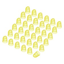 36Pcs Finger Tip Covers Medium Cots Protectors Gloves Caps Yellow