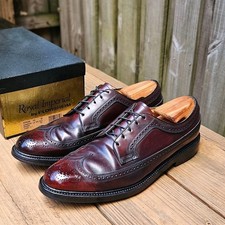 Vintage Florsheim SHELL CORDOVAN 97626 Longwing Dress Shoes Sz 12 D Made In USA