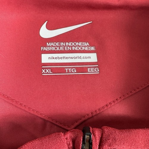 Nike Oklahoma Sooners 1/4 Zip Windbreaker Jacket Mens 2XL EUC Rare Boomer - Picture 4 of 8