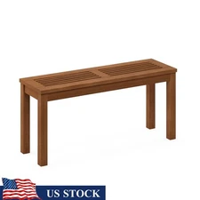 Tioman Outdoor Series Backless Bench Teak Oil Waterproof Garden Patio Furniture