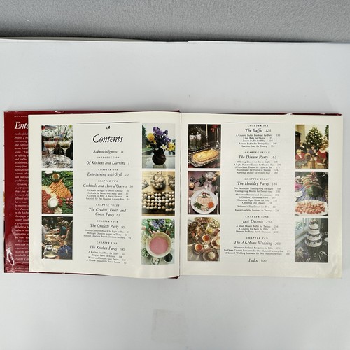 Entertaining by Martha Stewart 1982 1st Edition 8th Print Early Printing HC DJ - Picture 9 of 20