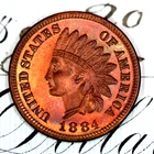 * 1884 * PRISTINE++ GEM PROOF INDIAN HEAD PENNY * FROM ORIGINAL COLLECTION