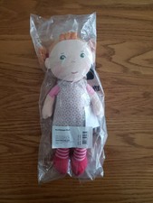 HABA Snug Up Doll Roya Pigtails Embroidered Face Plush Red Hair.NEW SEALED !