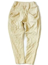 USED KAPITAL COTTON TWILL X WAFFLE QUILTED SAROUEL NOUVELLE PANTS GOOD