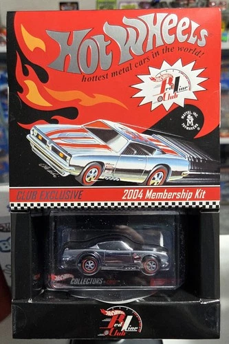 Hot Wheels RLC 2004 Club Exclusive Membership Kit Plymouth Barracuda (Black Str