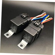 New 2 PCS New Trim Tilt Relay Plug Socket Cook Mfg 7493 12V 80-amp P/N 119