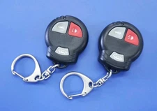 2x 3-BUTTON Remote Transmitter Fob FCC ID ELGTX7 BLACK
