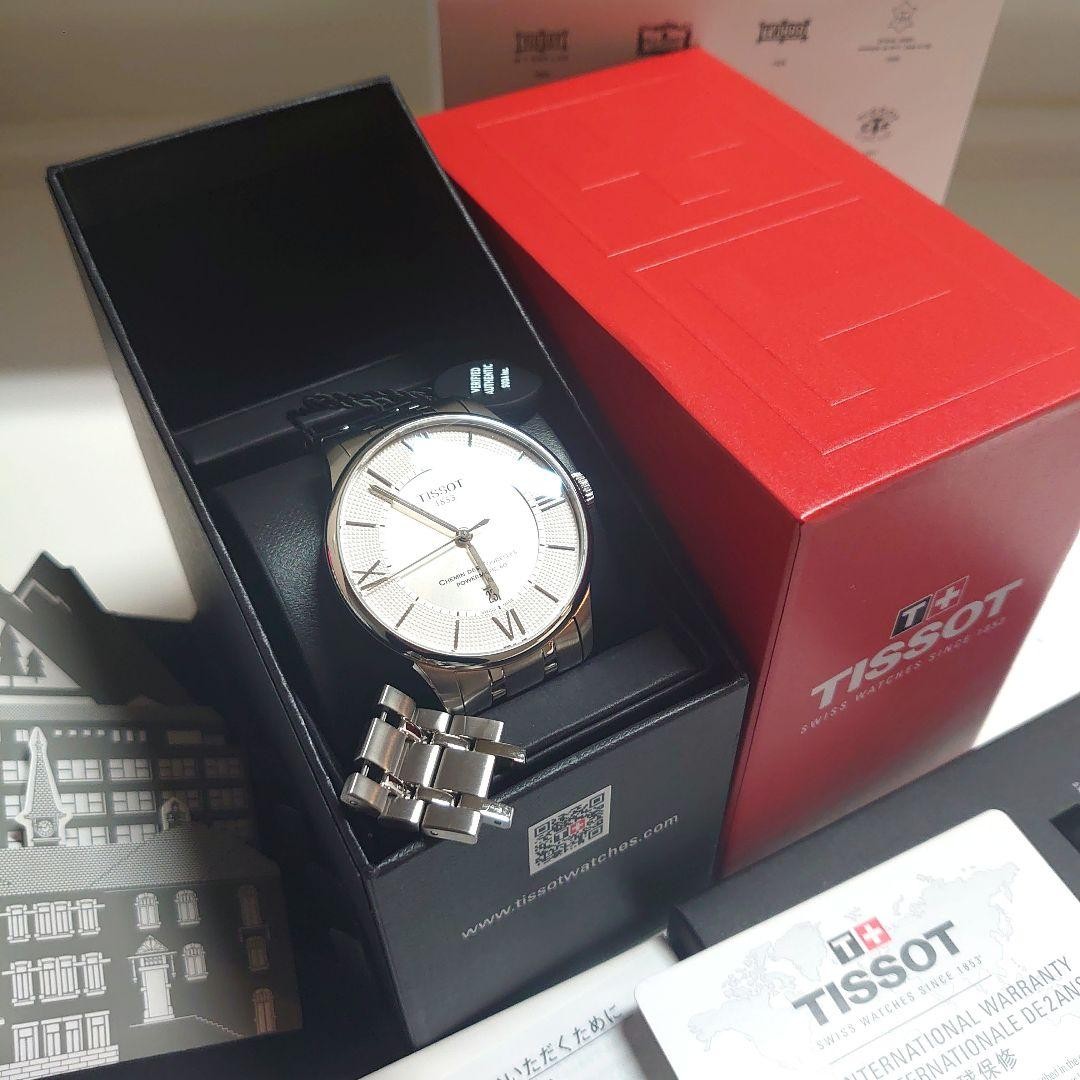 TISSOT Shamin de Tourel PowerMatic 80 Wristwatch Silver Dial 39mm image 5