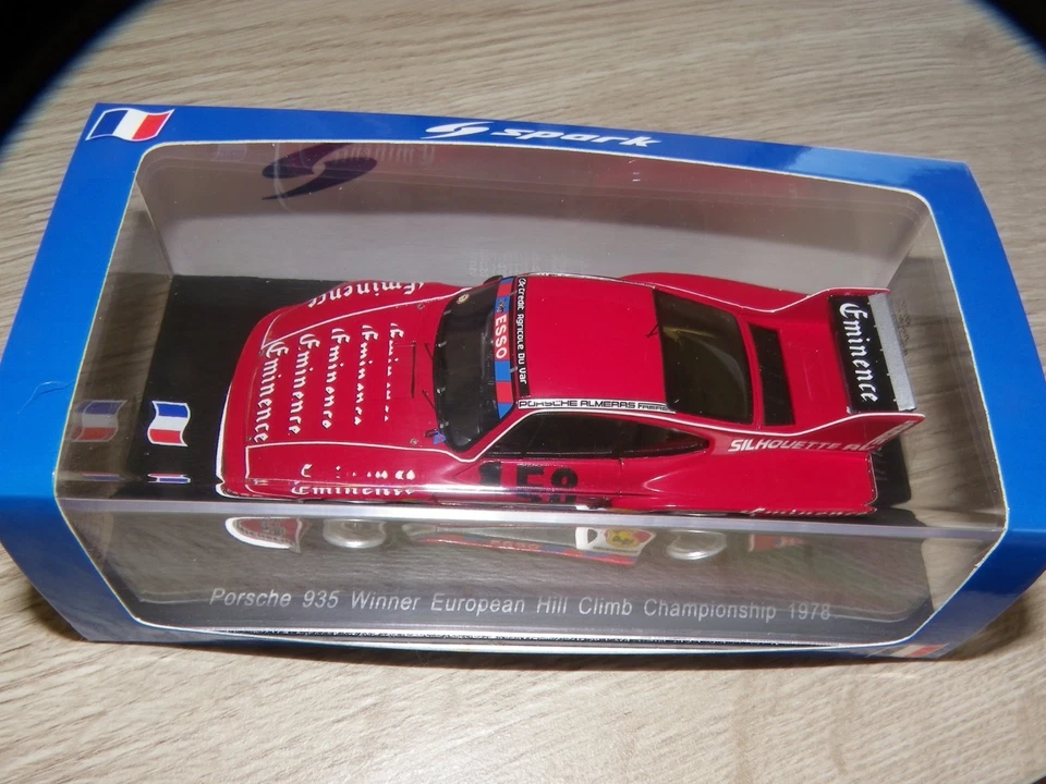PORSCHE 935 ALMERAS JM WINNER HILL CLIMB 1978 1/43ème SPARK SF074 MIB SERIE LIM - Photo 2/4