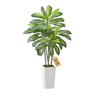 Vevor KüNstlicher Dracaena-Baum 1,52M Kunstpflanze Mit WeißEm Topf Kunstbaum