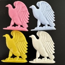 Vintage Shredded Wheat Eagle Flat Freestanding Zoo Animals Lot 4