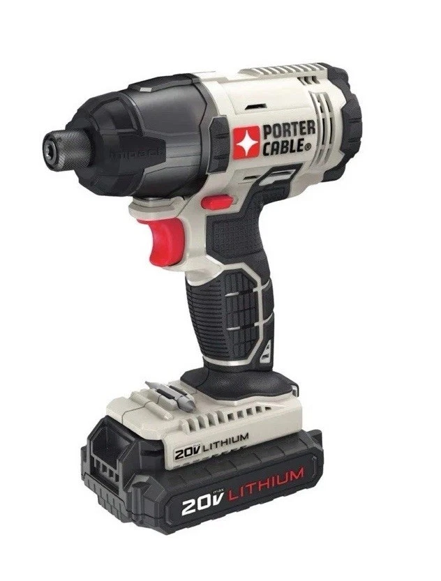 PORTER CABLE PCCK604L2 20V MAX 2-Tool Cordless Drill/Driver and Impact Driver... - Image 3 of 4