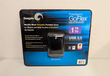 Seagate FreeAgent GoFlex 1TB 9ZFAY6-570 External Hard Drive Black USB 3.0 New