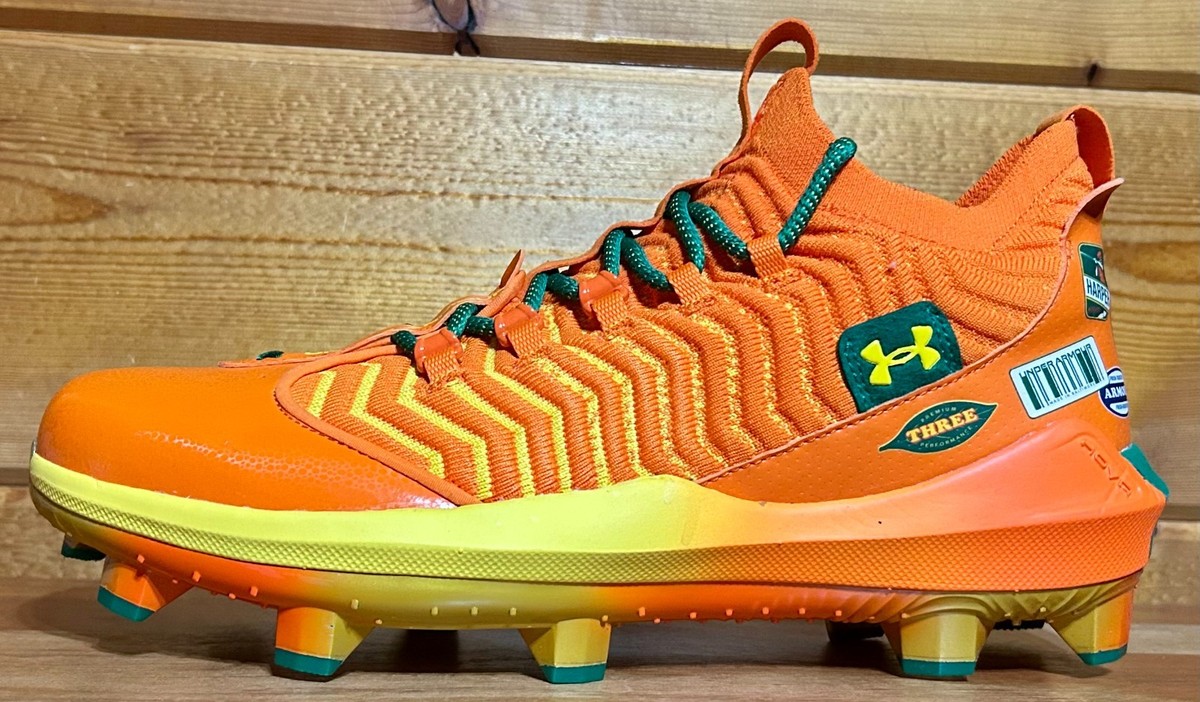 Mens Under Armour Harper 9 Pro TPU LE Baseball Cleats Size 14