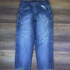 Karl Kani Baggy Carpenter Jeans 34x34 Distressed Y2K 90s