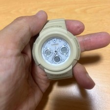 Casio G-shock Awg-m510sew-7ajf Military Color Resin Digital-analog Watch Shock