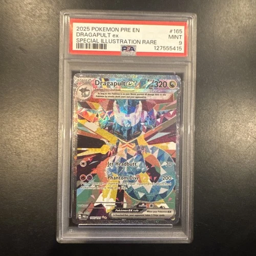 2025 Pokemon Prismatic Evolutions Dragapult EX SIR 165/131 PSA 9