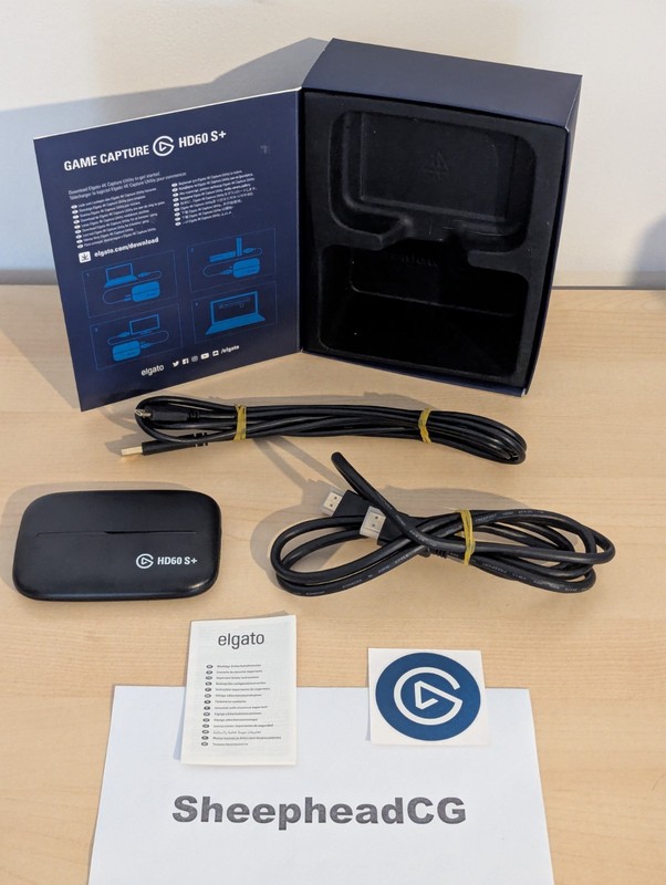 Elgato HD60 S+ PLUS External Capture Card - VGC, Tested + HDMI & USB-C 3.1 Cable